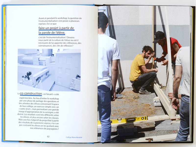 l'architecture à l'école, atelier collaboratif. theval ensap bordeaux