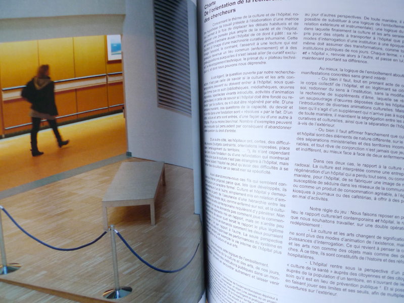 Arnaud Théval, documents (2009) in La condition posthospitalière, action recherche.