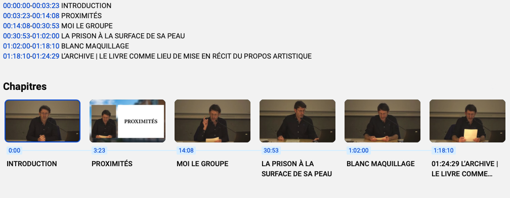 Arnaud Théval "D’une œuvre son archive : enjeux d’images, de censures et de mémoires" (2024) Trous de mémoire, résidence à Lyon III.