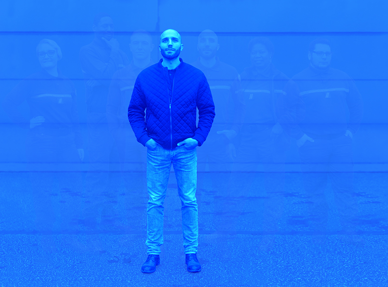 À jamais (2018), format 100 x 130 cm.