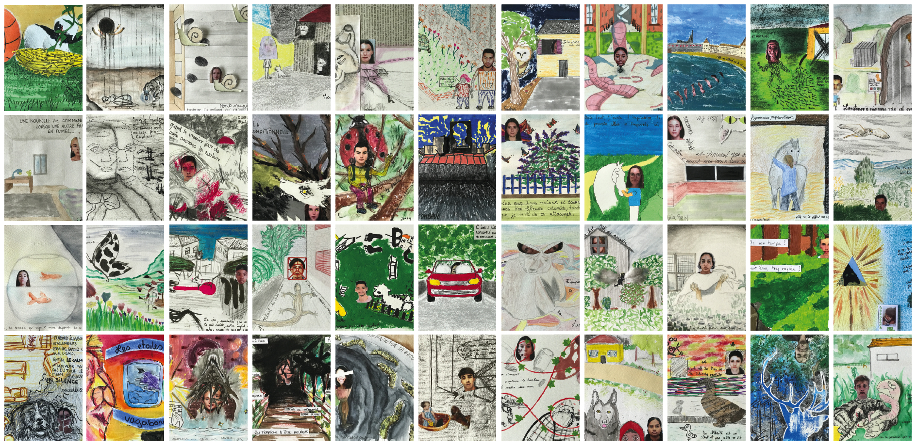 AAA&nbsp;« Je suis un animal caché dans le paysage de mon enfance » (2021), ensap Bordeaux.