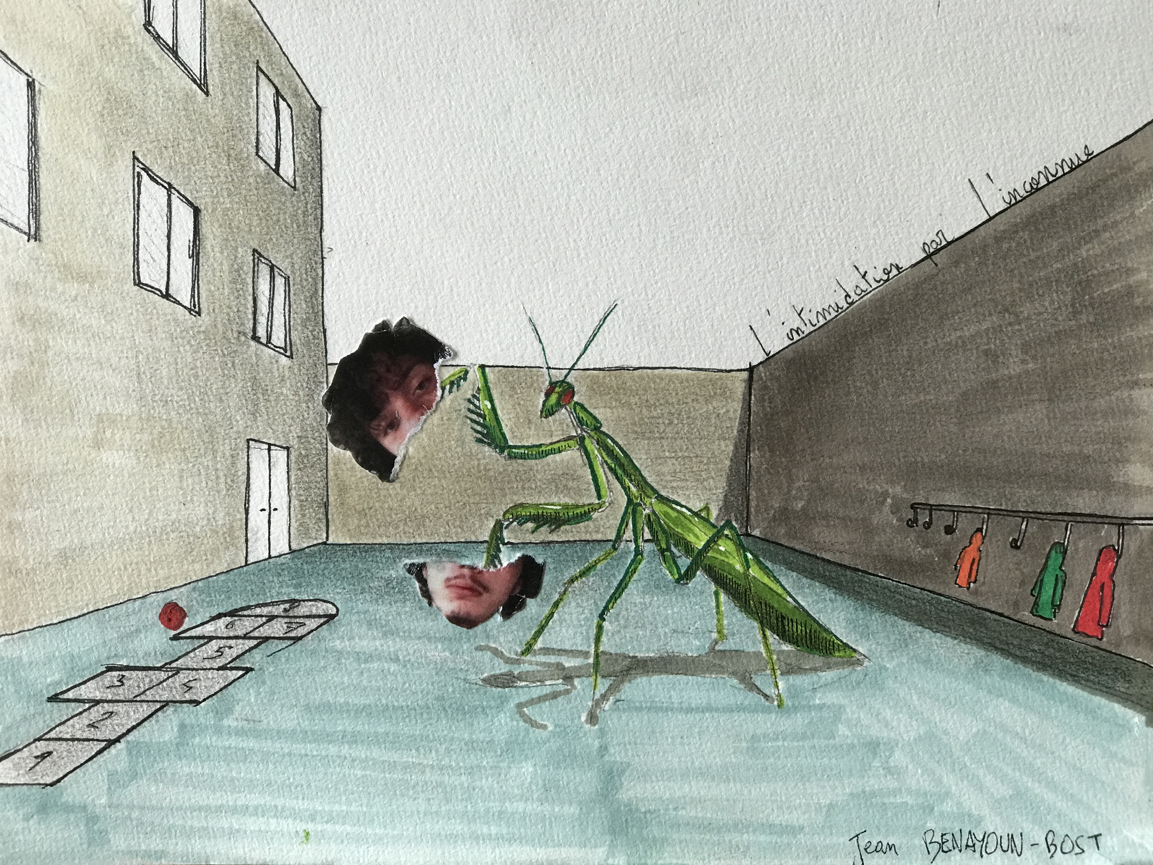 AAA&nbsp;« Je suis un animal caché dans le paysage de mon enfance » (2021), ensap Bordeaux.