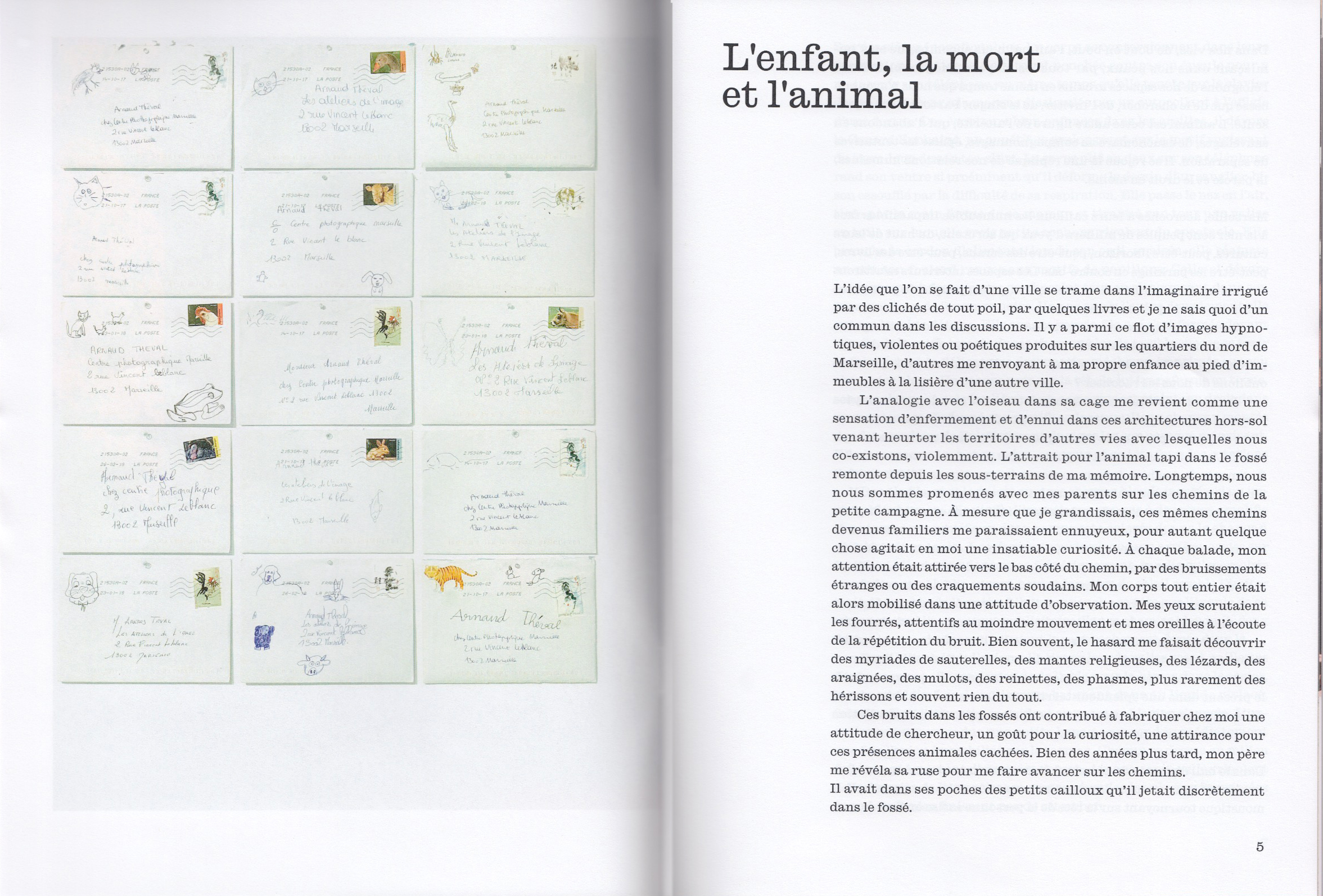 Arnaud Théval "L'enfant, la mort et l'animal" (2020).