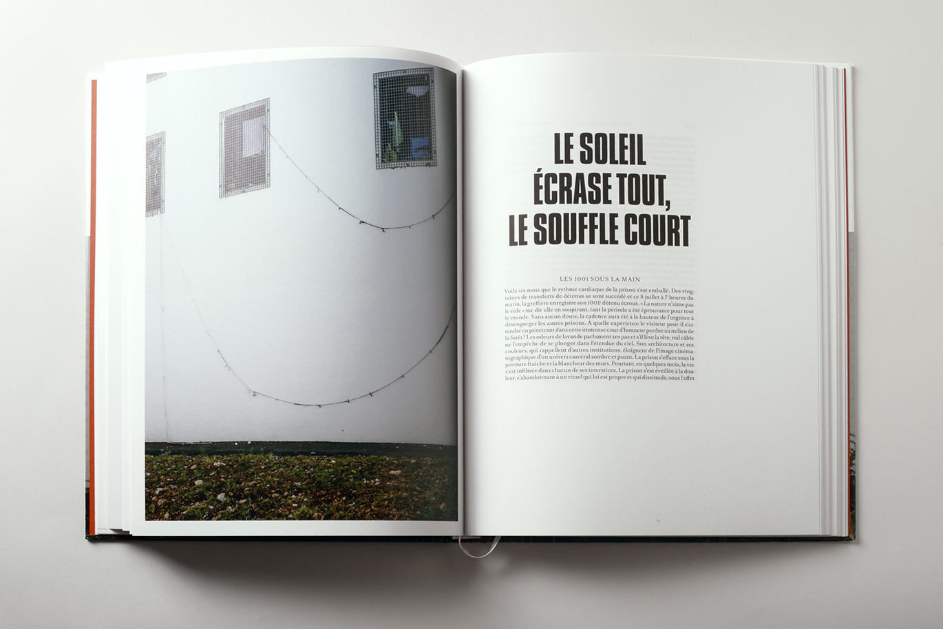 Arnaud Théval Prison lisière (2020) Éditions Dilecta. © Géraldine Arlet.