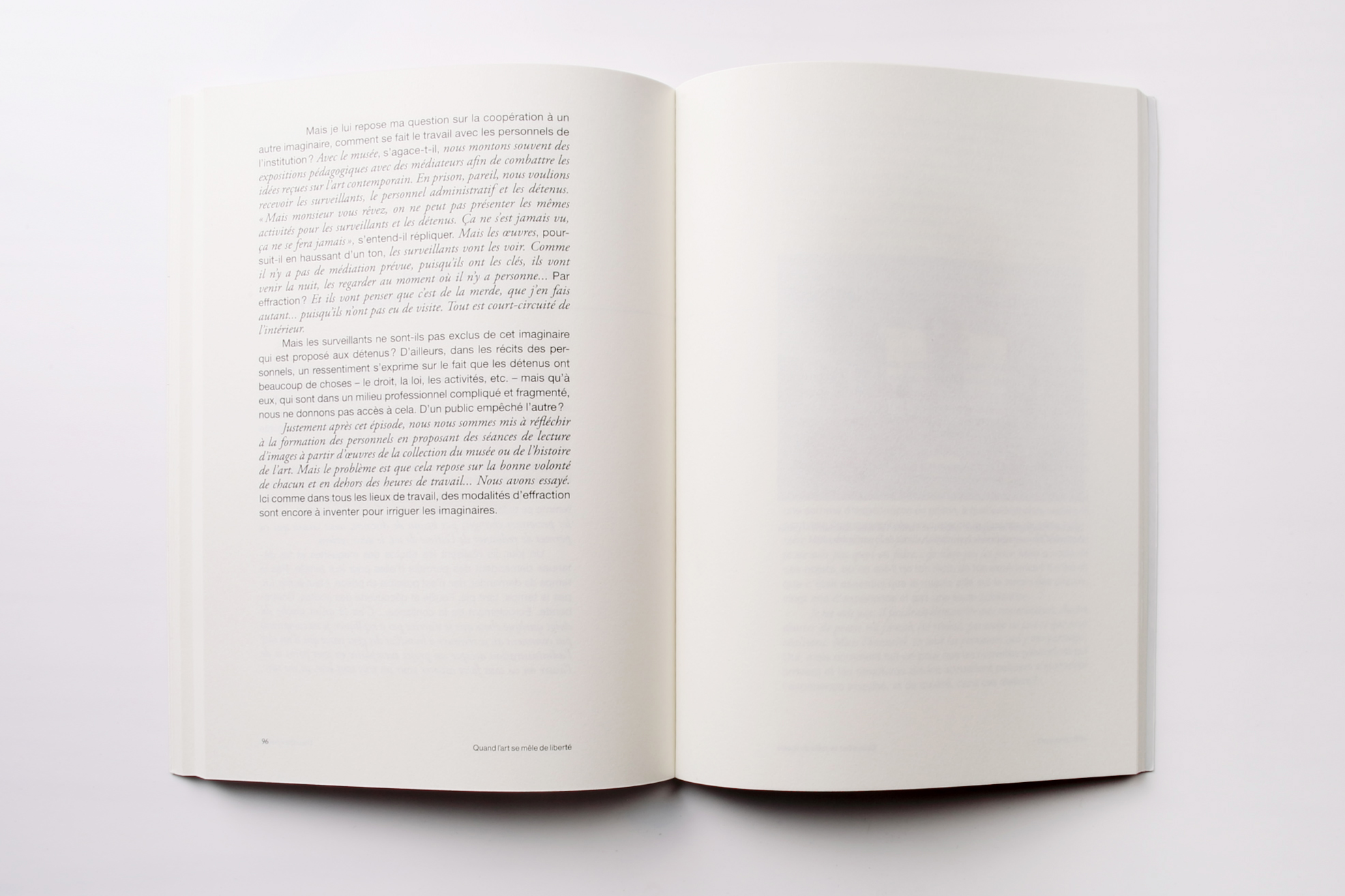 Arnaud Théval Quand l'art se mêle de liberté (2021), éditions Dilecta, Paris.