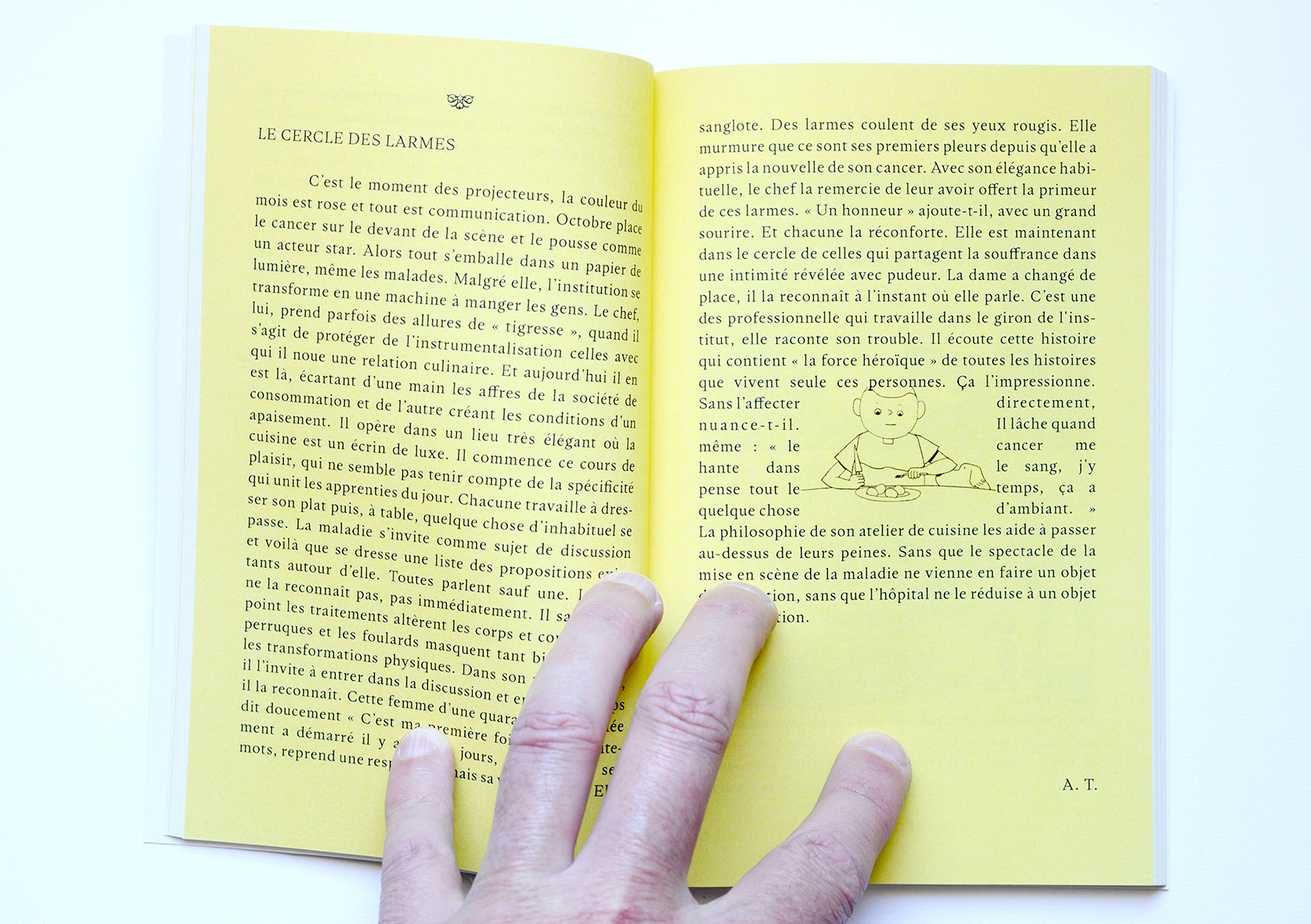 Arnaud Théval &quot;Les recettes du chemin&quot; (extrait) (2023) édition Bergonié, Bordeaux.