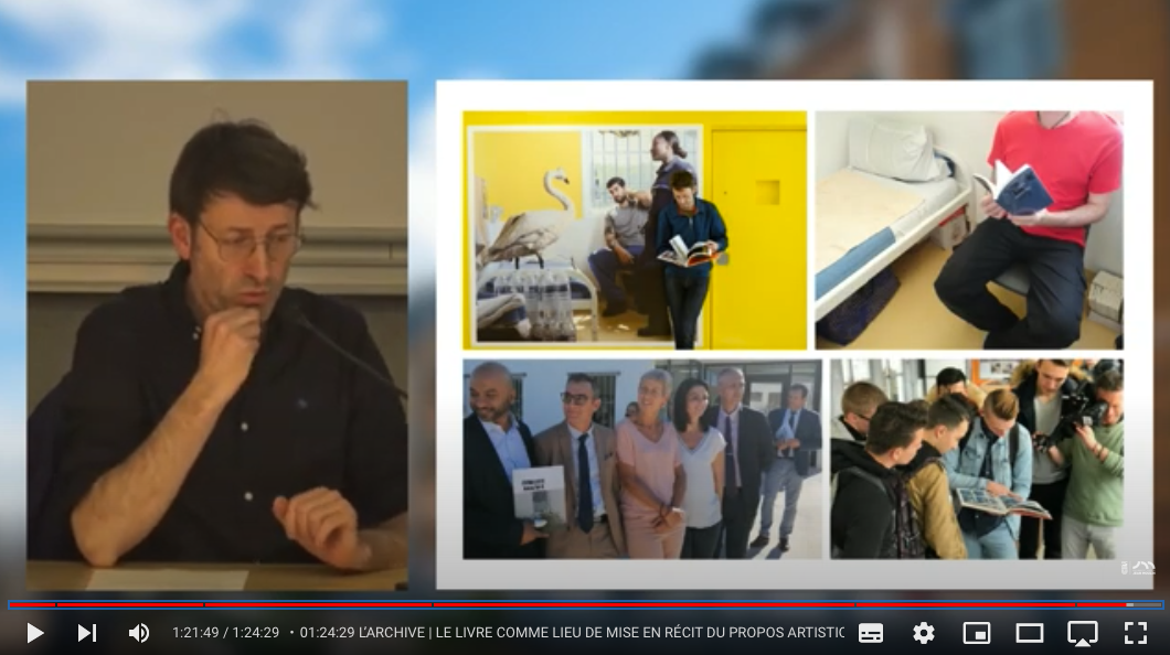 Arnaud Théval "D’une œuvre son archive : enjeux d’images, de censures et de mémoires" (2024) Trous de mémoire, résidence à Lyon III.