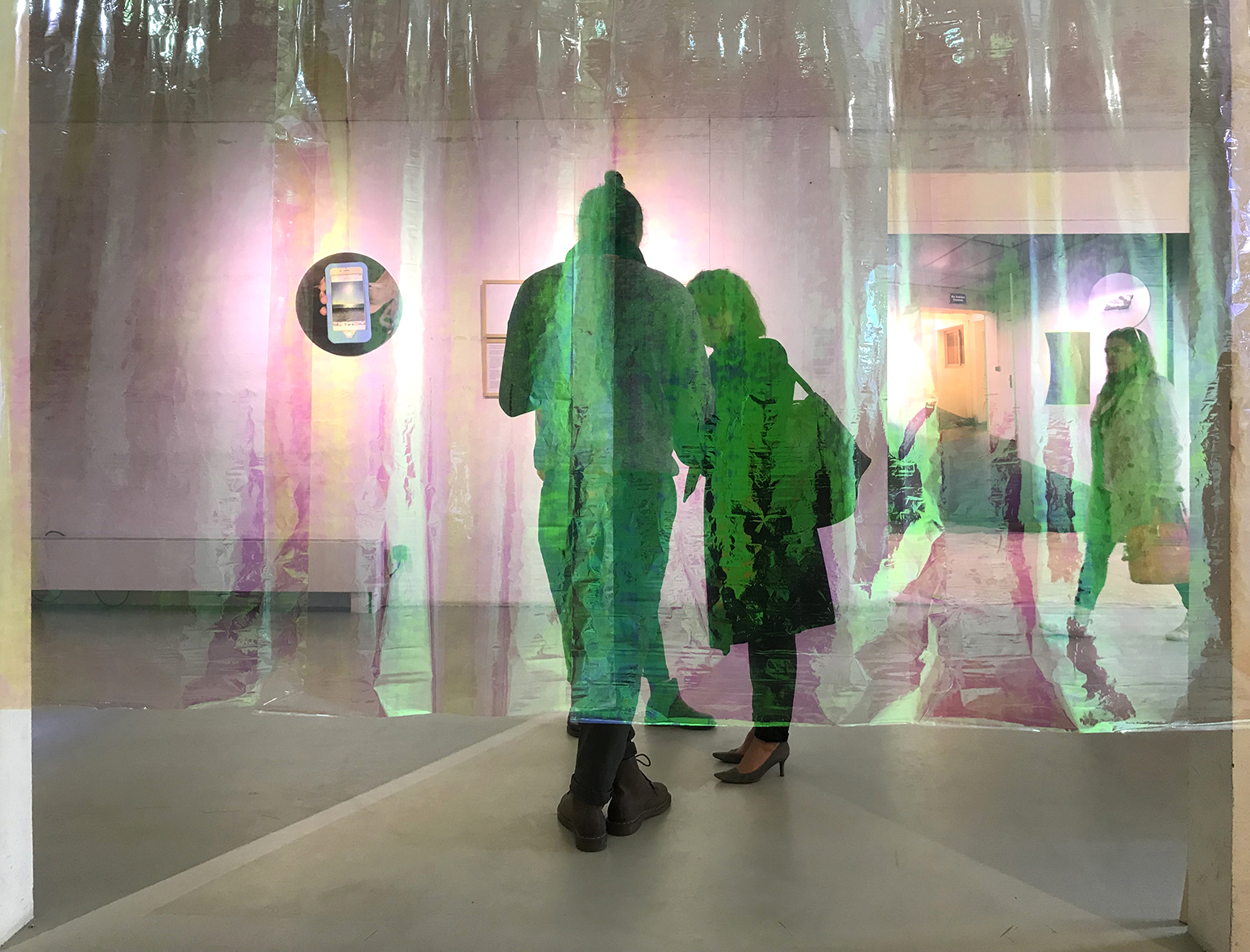 Arnaud Théval et CANCAN (2019) détail de l'exposition au 308.