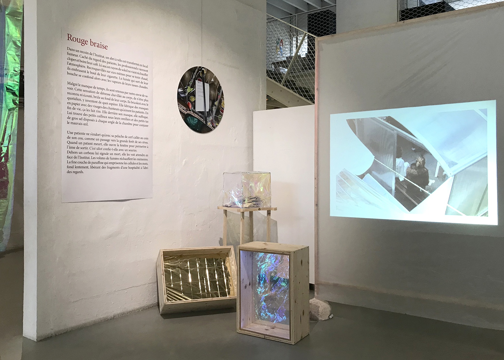 Arnaud Théval et CANCAN (2019) détail de l'exposition au 308.