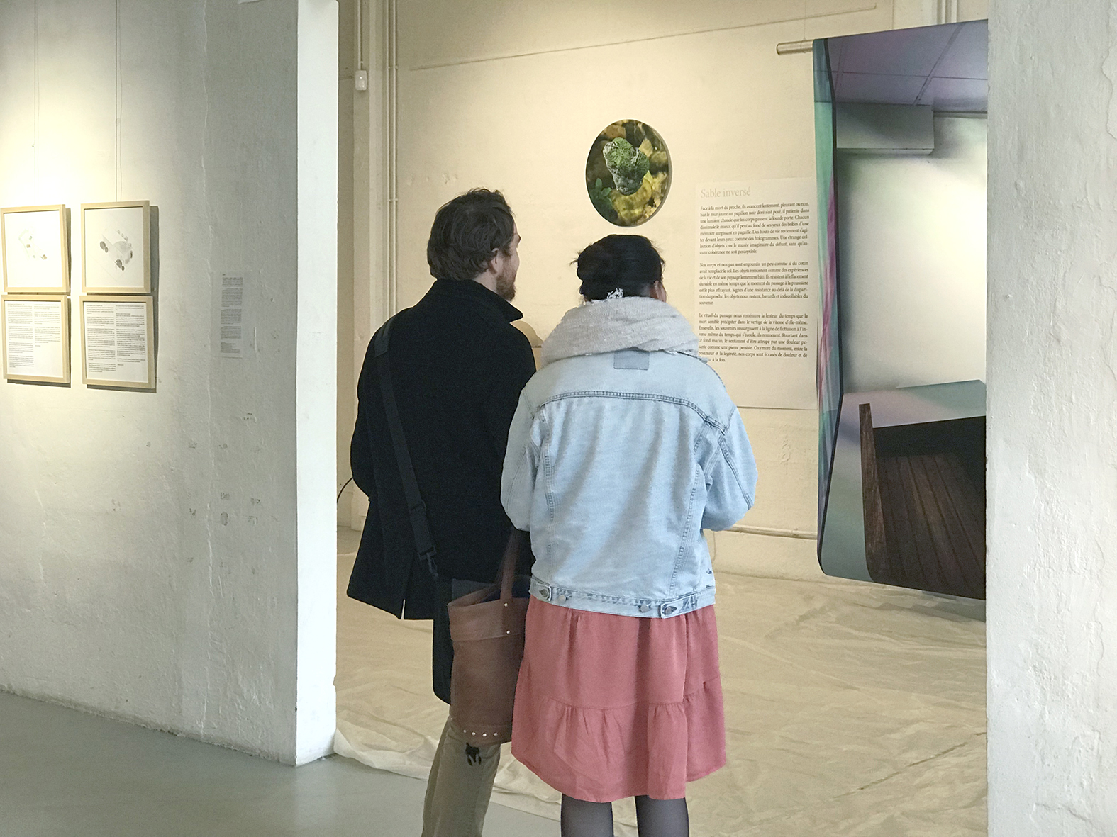 Arnaud Théval et CANCAN (2019) détail de l'exposition au 308.