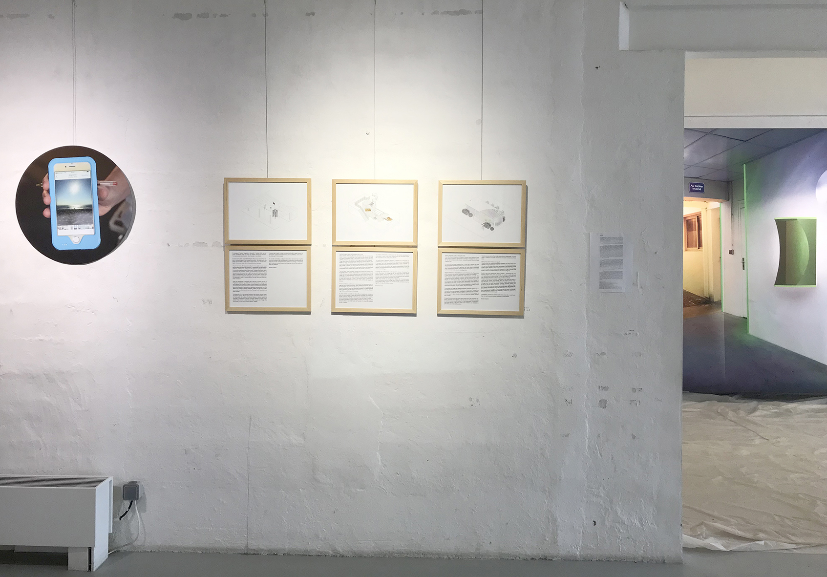 Arnaud Théval et CANCAN (2019) détail de l'exposition au 308.