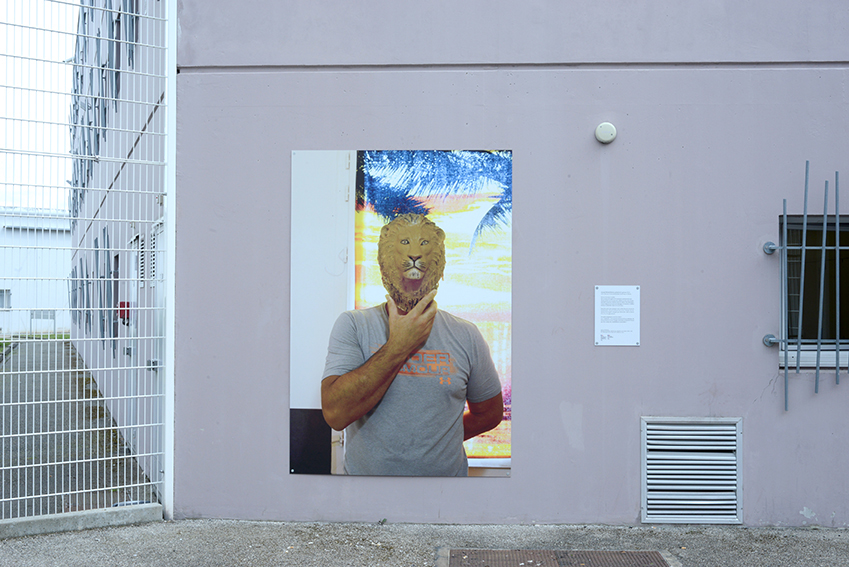 Centre de détention de Bourg-en-Bresse Tirage sur dibon format 150 x 220 cm