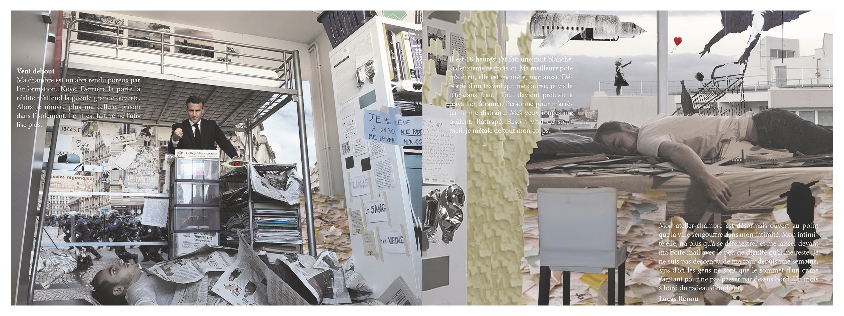 Atelier AAA "La chambre masquée" (2020) édition 110 ex. ensap Bx