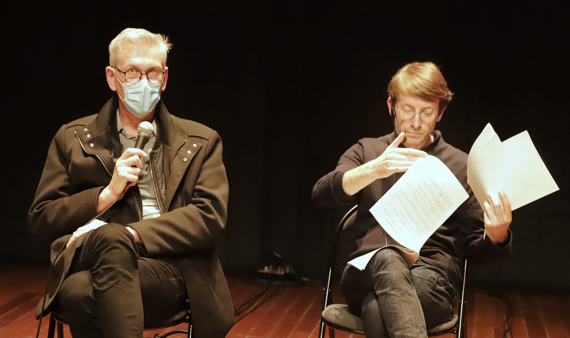 Arnaud Théval La prison masquée (2021) table ronde à la Cité des arts de Chambéry