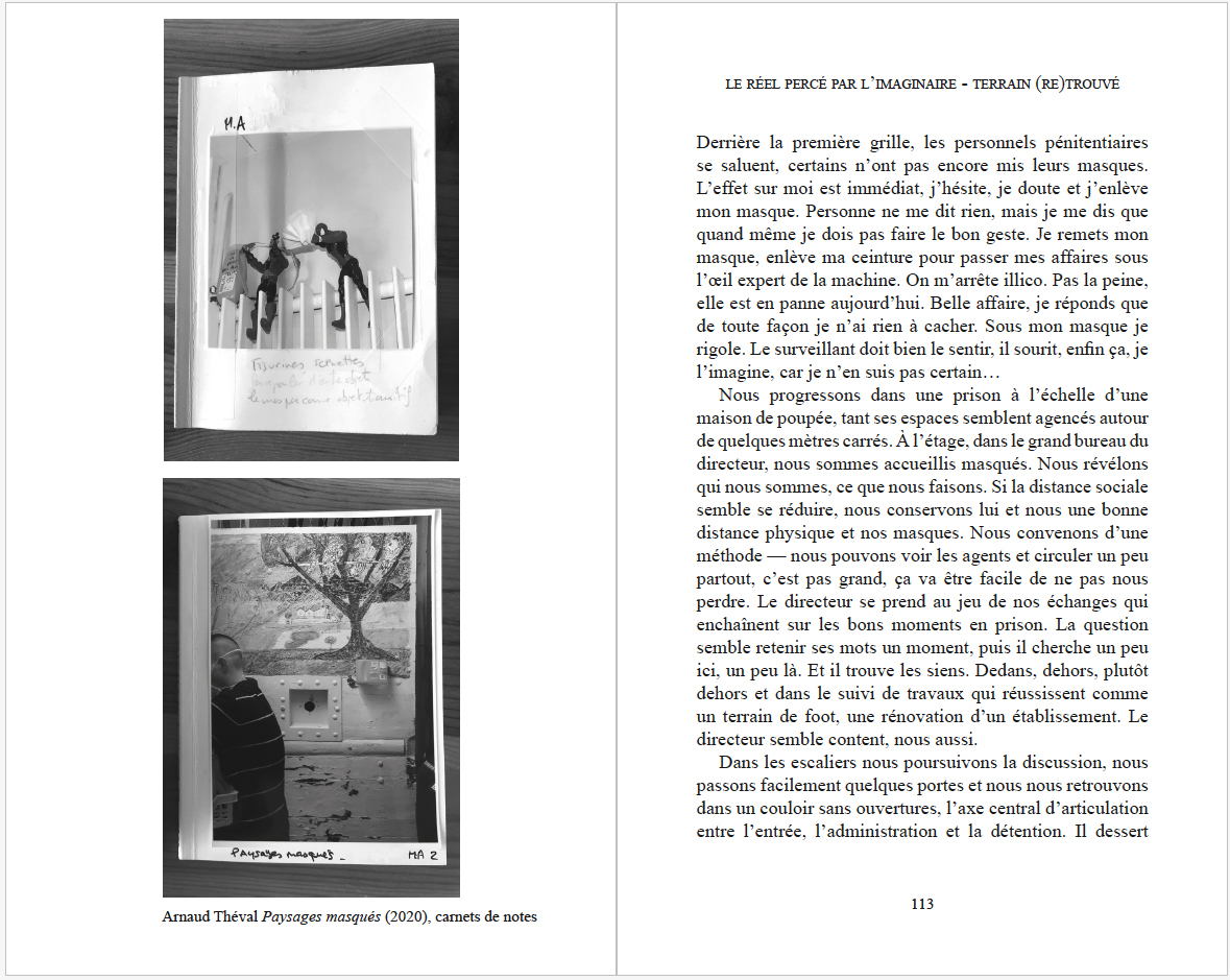 Delphine Saurier et Arnaud Théval "Des bons moments en prison", carnet de terrain commun. Éditions L'Harmattan, collection Logiques Sociales (2024, Paris.