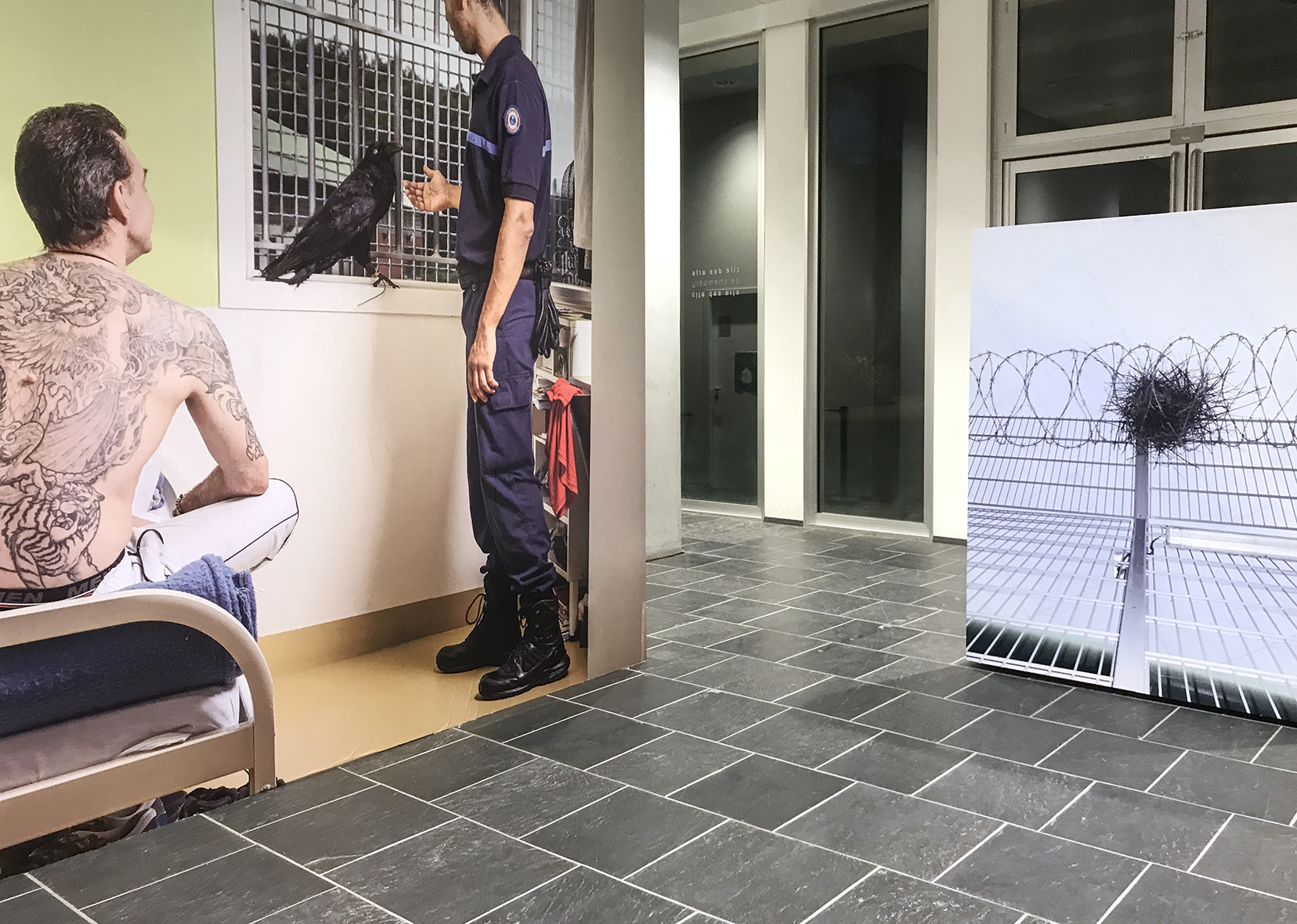 Arnaud Théval Soudain, entre les murs, l'animal (2021)