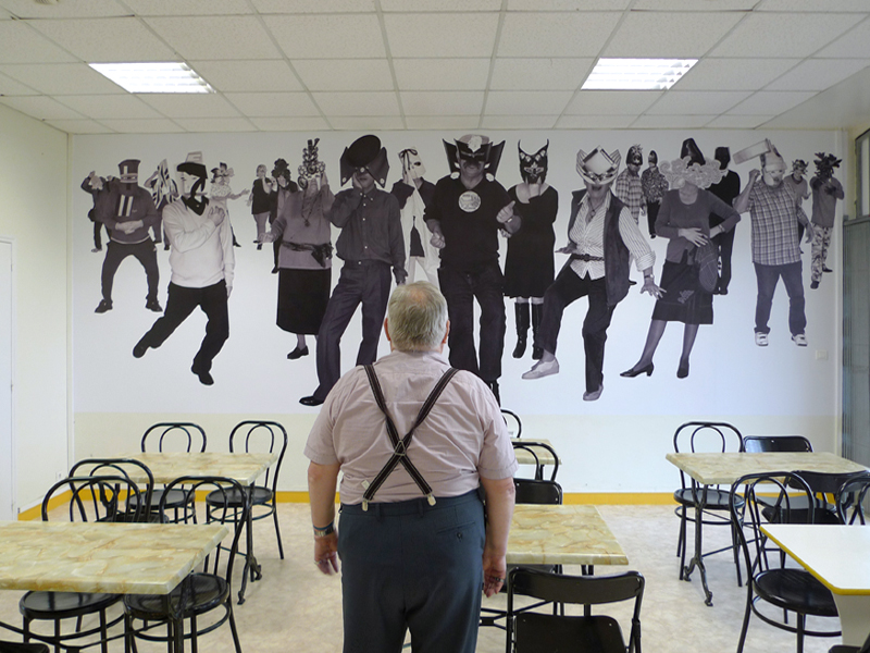 Invisibles (2009) lieu d'accueil L'Escale, Nantes.