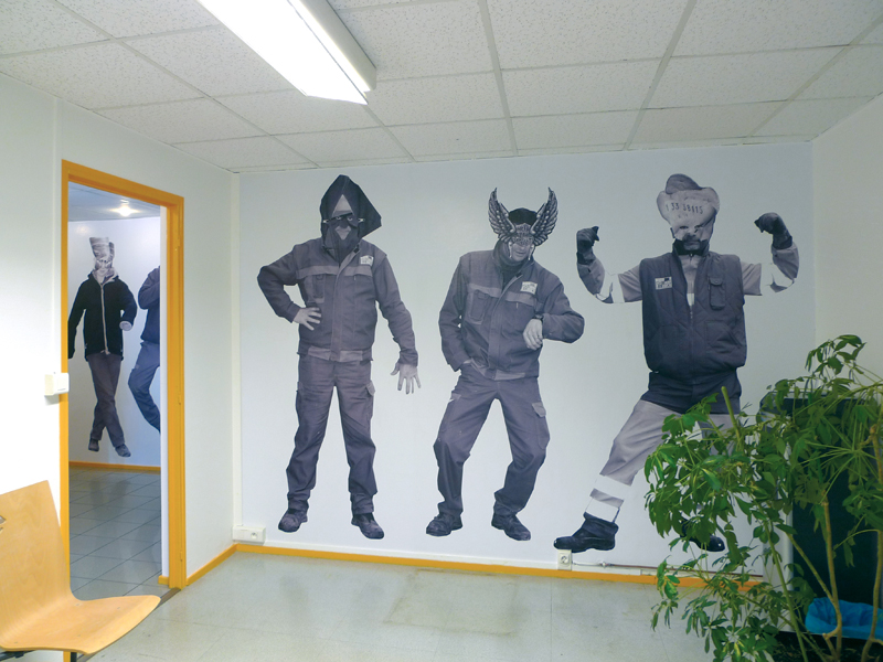 Invisibles (2010) local d'accueil Nantes Habitat, Nantes.
