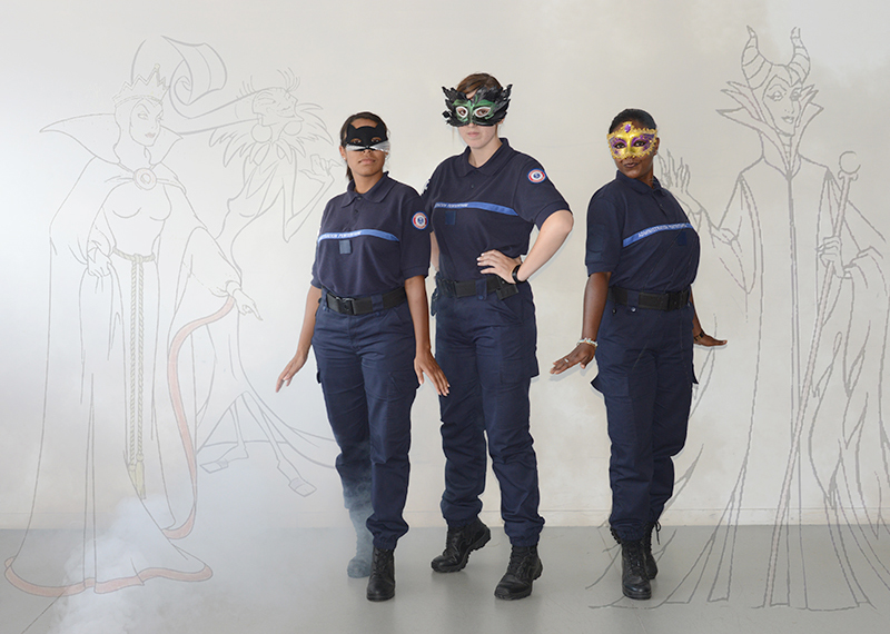 Les fantasmes (2015) 250 x 350 cm, école nationale d'administration pénitentiaire, Agen.