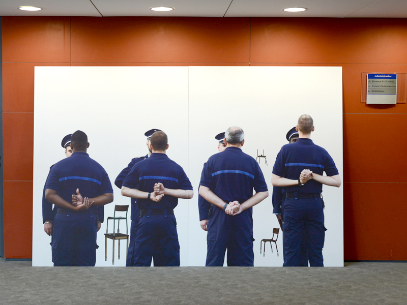 Retenir son souffle (2014), tirage numérique contrecollé sur dibon, 200 x 309 cm.