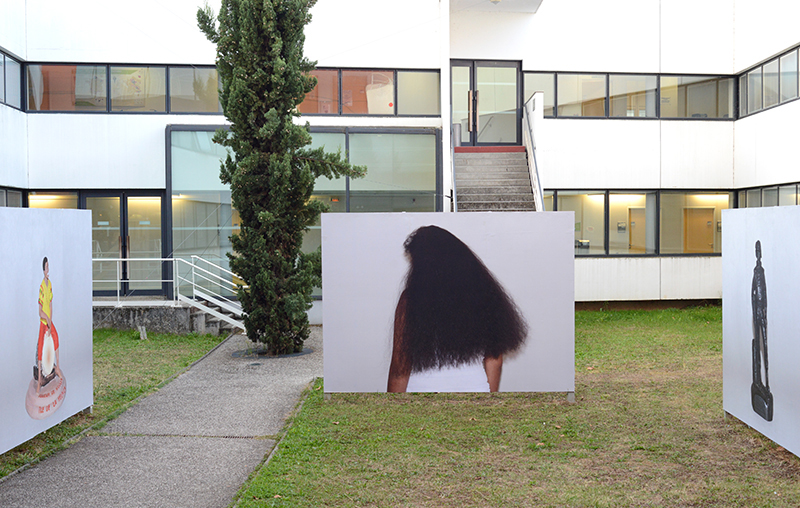Les liens de l'émancipation (2016) trois affiches 250 x 350 cm.