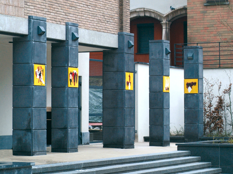 Théval Vestibule, l'invention d'un lieu collectif (2009) détail.